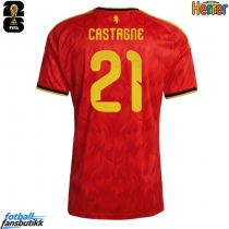 Belgia Timothy Castagne #21 Hjemmedrakt EM 2024 Kortermet